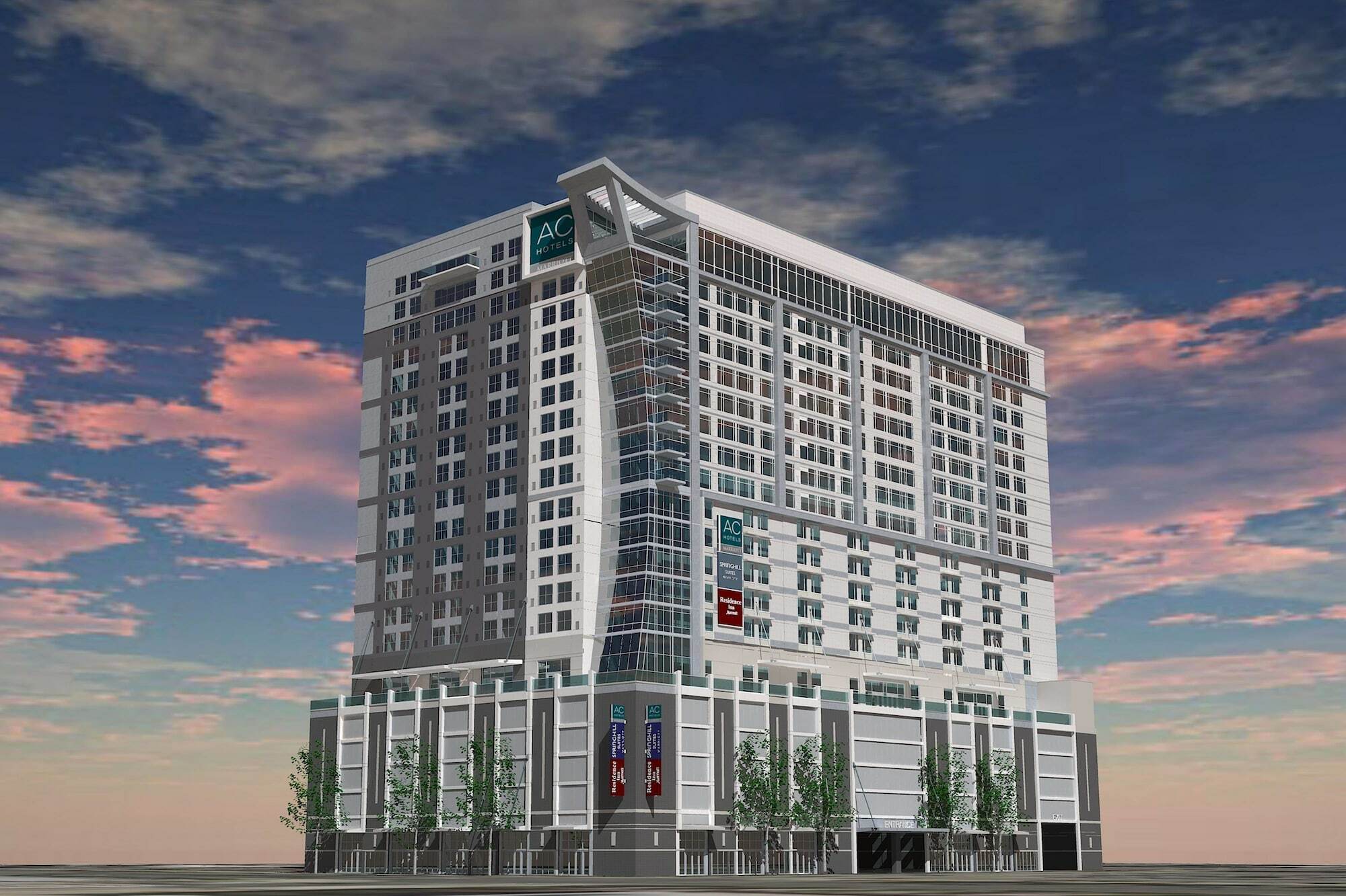 Springhill Suites By Marriott Nashville Downtown/Convention Center Екстер'єр фото